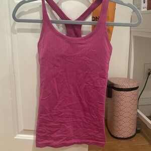 pink ebb to street lululemon tank top size 2